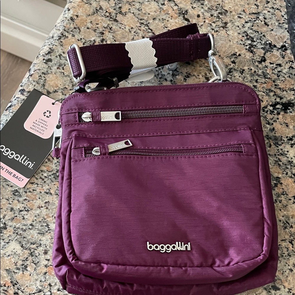 Baggallini Plum Crossbody Bag